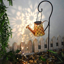 Load image into Gallery viewer, Solar Garden Decor - Waterfall String Lights - Yard Decoration Lighting - Solar Powered Garden Lights - Waterfall String Lights - Warm White LED Lantern - Unique Garden Lighting