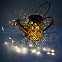 Load image into Gallery viewer, Solar Garden Decor - Waterfall String Lights - Yard Decoration Lighting - Solar Powered Garden Lights - Waterfall String Lights - Warm White LED Lantern - Unique Garden Lighting