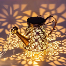Load image into Gallery viewer, Solar Garden Decor - Waterfall String Lights - Yard Decoration Lighting - Solar Powered Garden Lights - Waterfall String Lights - Warm White LED Lantern - Unique Garden Lighting