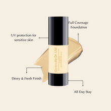 Load image into Gallery viewer, Full Coverage Foundation with SPF 15 - For Flawless Skin - Full Coverage Foundation - Long-Wear Foundation - Hypoallergenic Makeup - Foundation with Hyaluronic Acid - Skin-Perfecting Foundation - Moisturizing Foundation