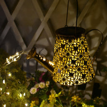 Load image into Gallery viewer, Solar Garden Decor - Waterfall String Lights - Yard Decoration Lighting - Solar Powered Garden Lights - Waterfall String Lights - Warm White LED Lantern - Unique Garden Lighting