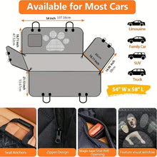 Load image into Gallery viewer, Dog Rear Seat Cover with Hammock