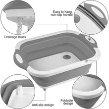 Load image into Gallery viewer, Foldable Cutting Board - Compact Cutting Board - Space-Saving Kitchen Tools - Space-Saving Kitchen Accessories - Kitchen Essentials - Versatile Cutting Board