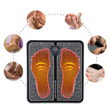 Load image into Gallery viewer, Remote EMS Foot Massager Pad Portable Electric Muscle Stimulation Massage Mat Improve Blood Circulation Relief Pain Relax Feet