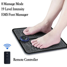 Load image into Gallery viewer, Remote EMS Foot Massager Pad Portable Electric Muscle Stimulation Massage Mat Improve Blood Circulation Relief Pain Relax Feet