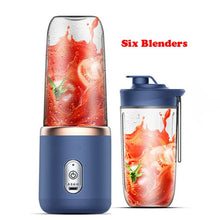Load image into Gallery viewer, Compact Smoothie Maker - Rechargeable Blender - Blender for Fruits and Vegetables - Stainless Steel Blade Blender - Mini Blender for Travel