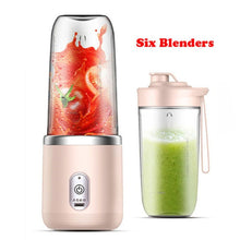 Load image into Gallery viewer, Compact Smoothie Maker - Rechargeable Blender - Blender for Fruits and Vegetables - Stainless Steel Blade Blender - Mini Blender for Travel