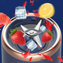 Load image into Gallery viewer, Compact Smoothie Maker - Rechargeable Blender - Blender for Fruits and Vegetables - Stainless Steel Blade Blender - Mini Blender for Travel