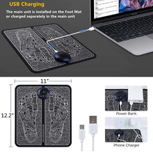 Load image into Gallery viewer, Remote EMS Foot Massager Pad Portable Electric Muscle Stimulation Massage Mat Improve Blood Circulation Relief Pain Relax Feet