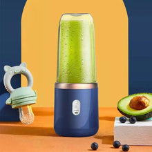 Load image into Gallery viewer, Compact Smoothie Maker - Rechargeable Blender - Blender for Fruits and Vegetables - Stainless Steel Blade Blender - Mini Blender for Travel
