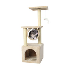 Load image into Gallery viewer, Cat Tree House Tower, Interactive Cat Toy, Durable Cat Furniture For Scratching And Lounging, Best Cat Tree For Indoor Cats, Cat Furniture, Sturdy Cat Scratching Post With Bed