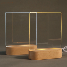 Load image into Gallery viewer, Creative Bedroom Decor - LED Table Lamp - Night Light - Bedroom Decor - Decorative Table Lamp - Modern Desk Lamp - Wood Table Lamp - LED Table Lamp
