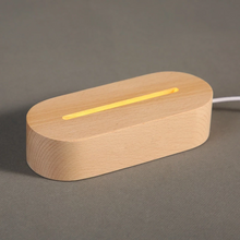 Load image into Gallery viewer, Creative Bedroom Decor - LED Table Lamp - Night Light - Bedroom Decor - Decorative Table Lamp - Modern Desk Lamp - Wood Table Lamp - LED Table Lamp