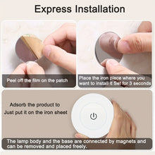Load image into Gallery viewer, LED Touch Night Light - Modern Home Lighting - Rechargeable Night Light - Touch Control Lighting - Energy-Efficient Night Light - Stylish Home Decor Lighting