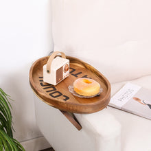 Load image into Gallery viewer, Couch Potato Tray-Smart Clip-On Sofa Tray Made of Acacia Wood