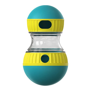 Leaky Food Ball For Pets - Slow Feeder Rolling Ball - Mental Stimulation Toy For Pets - Interactive Feeding Ball