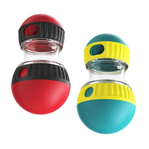 Leaky Food Ball For Pets - Slow Feeder Rolling Ball - Mental Stimulation Toy For Pets - Interactive Feeding Ball