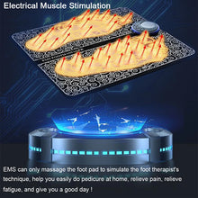 Load image into Gallery viewer, Remote EMS Foot Massager Pad Portable Electric Muscle Stimulation Massage Mat Improve Blood Circulation Relief Pain Relax Feet
