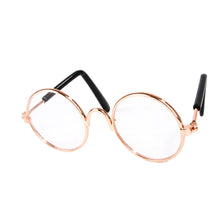 Load image into Gallery viewer, Cute Vintage Round Cat Sunglasses Dog Kitten Cat Accessories for Small Dogs Pet Products Reflection Eyewear Glasses Photos Props

