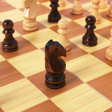 Load image into Gallery viewer, Foldable Wooden Chess - Travel Chess Set - Chess Set with Storage - Portable Chess Set - High-Quality Chess Pieces
